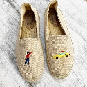 Soludos Lucy Mail NYC Taxi Girl Espadrilles size 10
